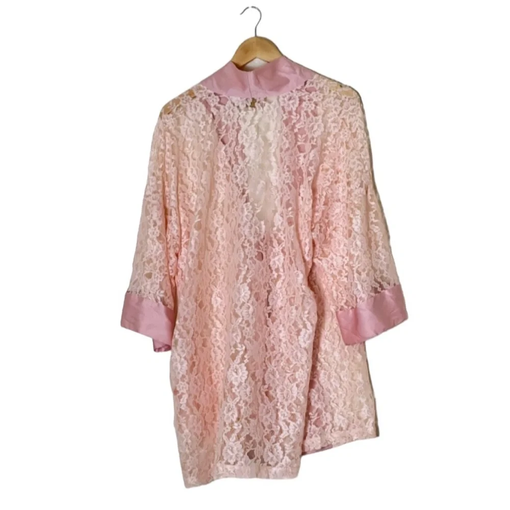Victoria’s Secret | Vintage gold label lace robe size medium - Picture 6 of 7